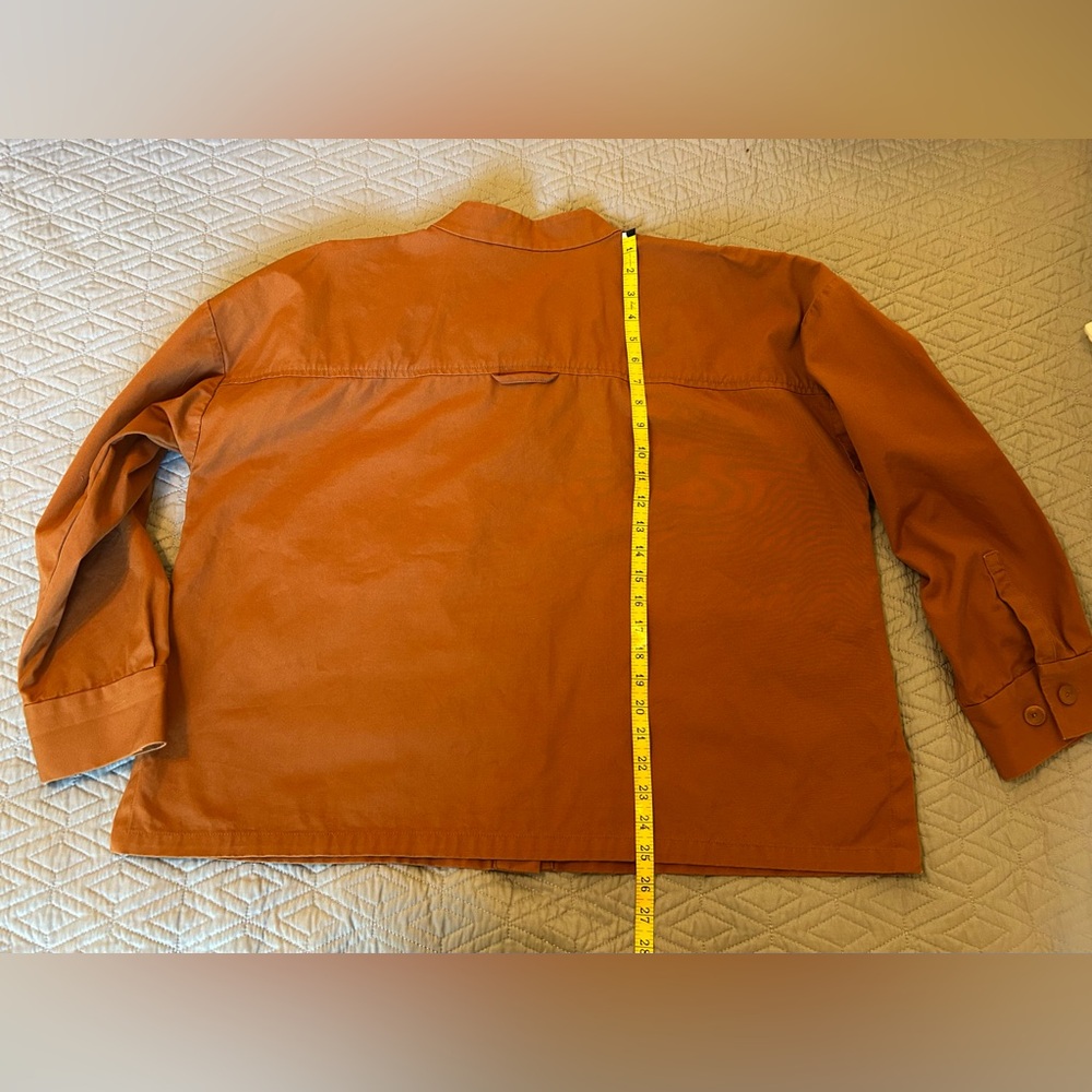 Eileen Fisher Terracotta Utility Jacket - Picture 3 of 5
